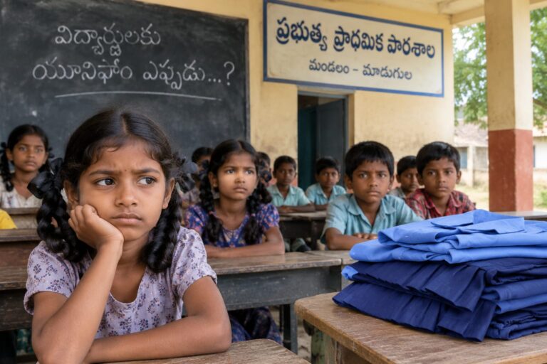 నాలుగు నెలలైనా యూనిఫామ్ అందలేదు..!