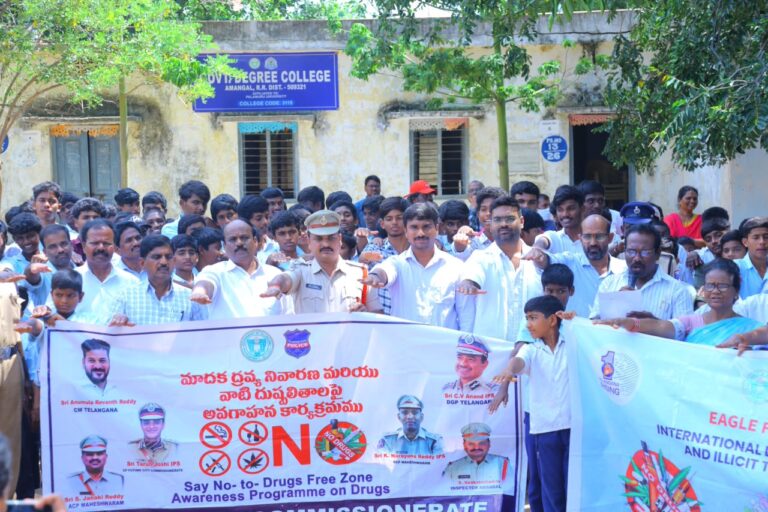 నషా ముక్త్ యువ – వికసిత్ భారత్ సంకల్ప్ అభియాన్ కార్యక్రమంలో భాగంగా విద్యార్థులకు అవగాహన